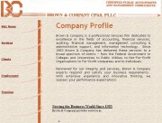 Brown & Company CPAs, PLLC