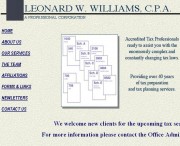Leonard W. Williams, C.P.A.