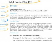 Ralph Bovitz, CPA, PFS