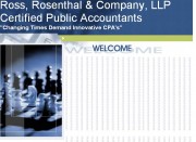 Ross, Rosenthal & Company, LLP   