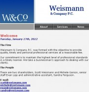 Weismann & Company, P.C.