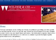 Wilder & Company Ltd. P.C.