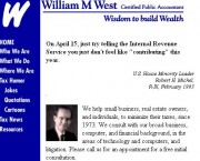 William M West CPA